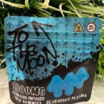 To The Moon- Infused Sour Gummies- Blueberry Plasma- 1000mg