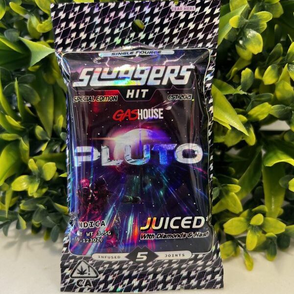 SLUGGERS X GAS HOUSE- INFUSED JOINTS 5PCK- PLUTO