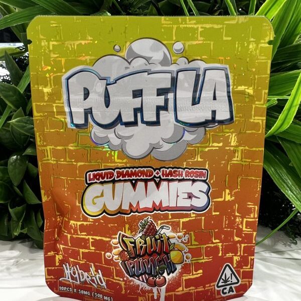 PUFF LA GUMMIES- HASH INFUSED 500mg- FRUIT PUNCH