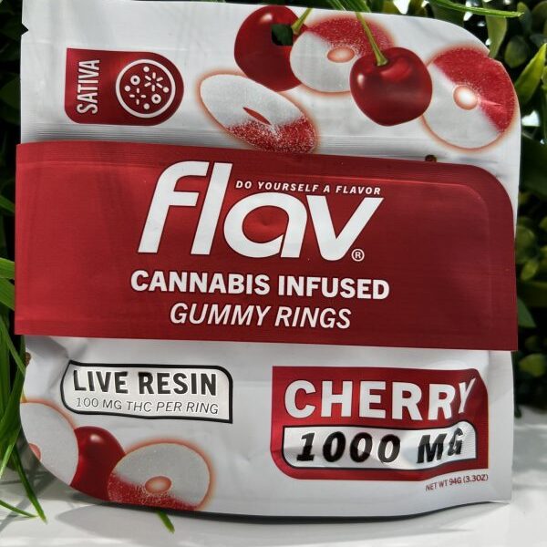 FLAV RINGS- 1000 MG- SATIVA- CHERRY