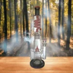 Detachable Freeze Coil Sprinkler Grid Perc Bong 16.5"