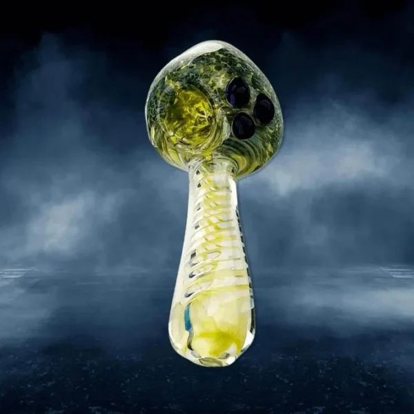 Glass Hand Pipe - 5 Inch Spiral Boro Pipe
