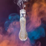 Hand Pipe | 4" Fritted Swirl Flat Mouth Glass Hand Pipe