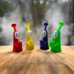 No-Face Kaonashi Silicone Bong | Solid Color Spirited Away Water Pipe