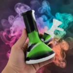 4-Inch Mini Silicone Beaker Bong | Unbreakable Travel Water Pipe