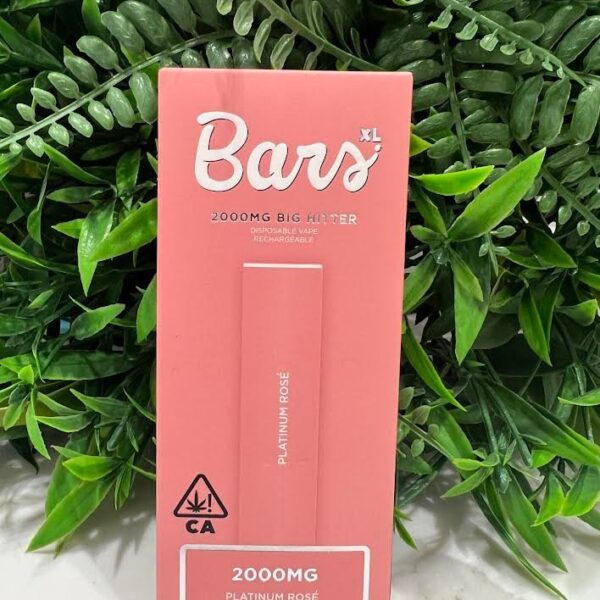 BARS- DISPOSABLE VAPE 2G- PLATINUM ROSE