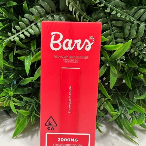 BARS- DISPOSABLE VAPE 2G- STRAWBERRY COUGH