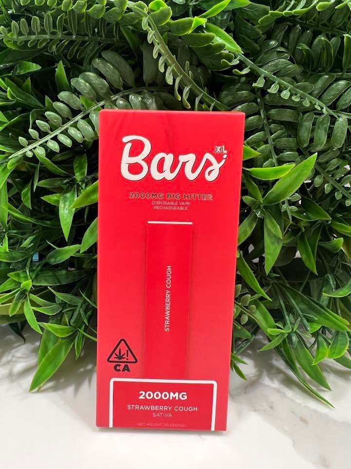 BARS- DISPOSABLE VAPE 2G- STRAWBERRY COUGH