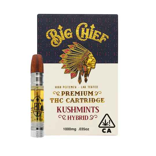 BIG CHIEF- 1G CART- KUSHMINTS