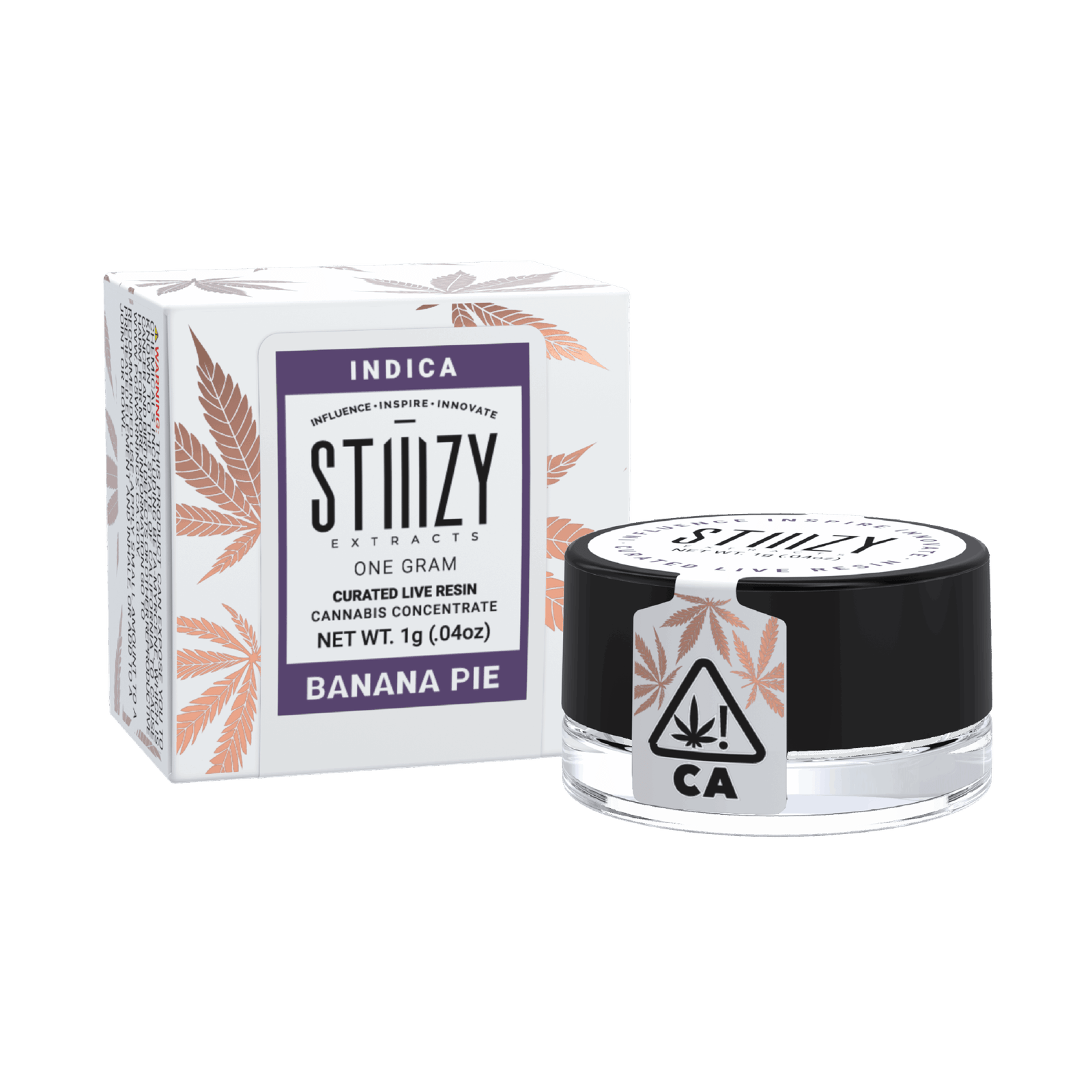 STIIIZY- CURATED LIVE RESIN CONCENTRATE- 1G- BANANA PIE