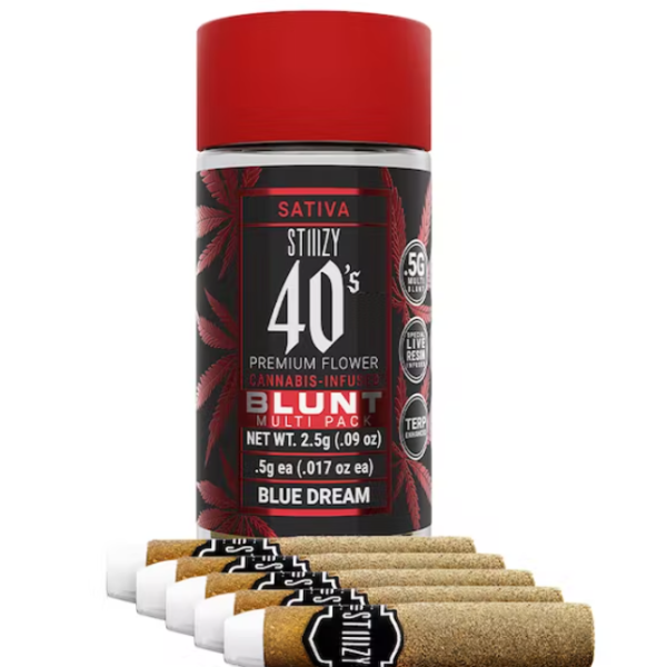 STIIIZY- 40’S BLUNT 5 PACK- BLUE DREAM