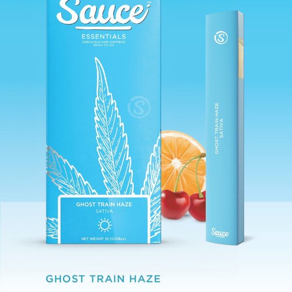 SAUCE- DISPOSABLE 1G LIVE RESIN INFUSED- GHOST TRAIN HAZE