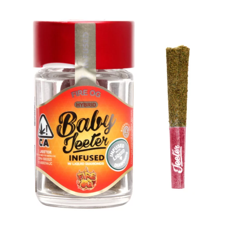 BABY JEETER INFUSED PRE-ROLLS – FIRE OG