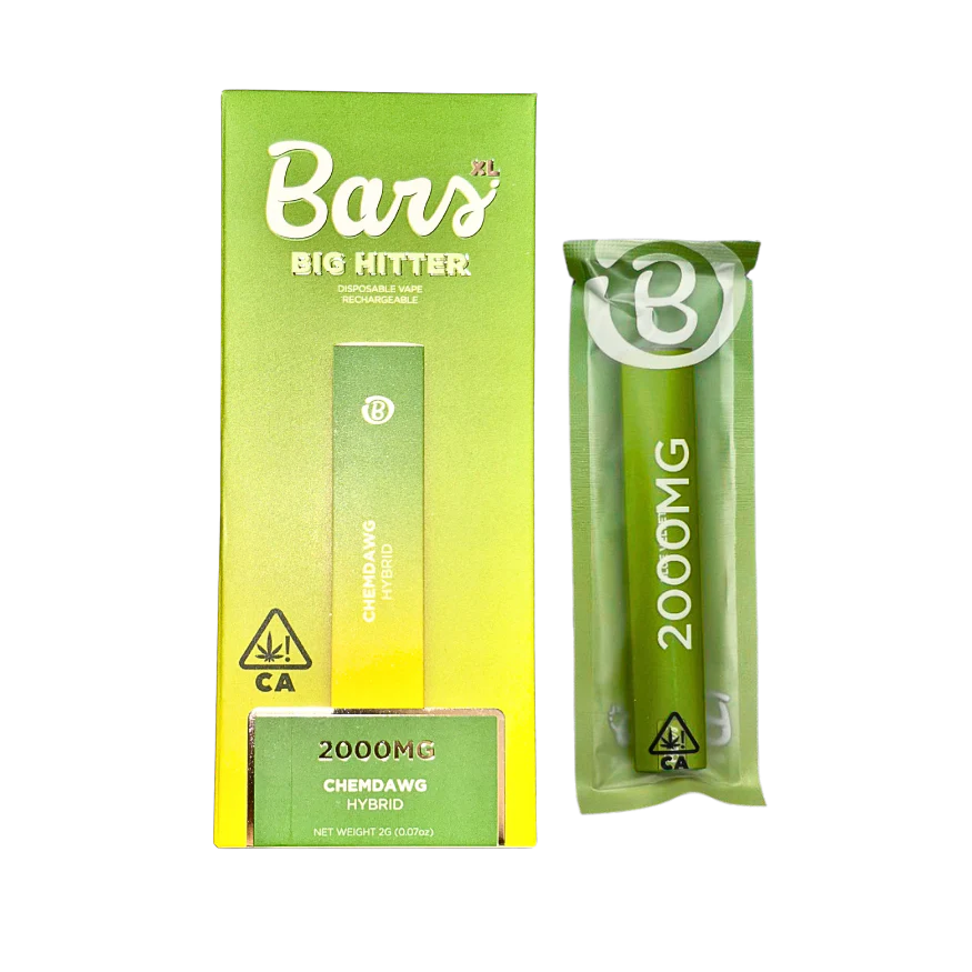 BARS- DISPOSABLE VAPE 2G- CHEMDAWG
