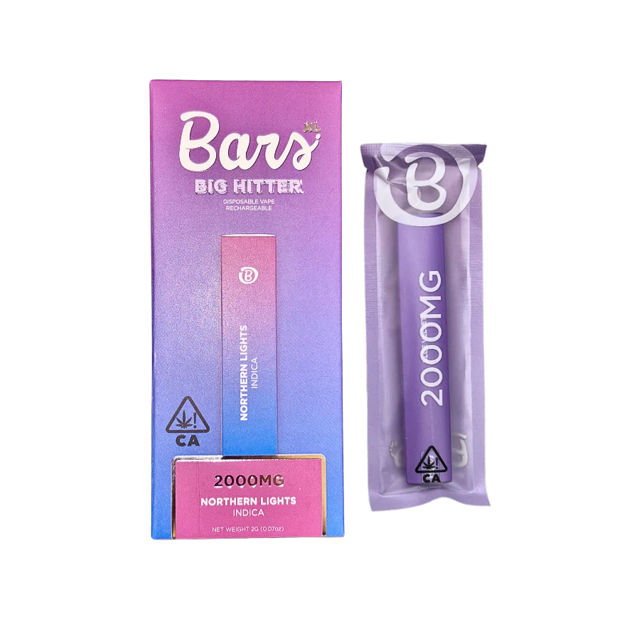 BARS- DISPOSABLE VAPE 2G- NORTHERN LIGHTS