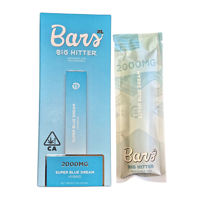BARS- DISPOSABLE VAPE 2G- SUPER BLUE DREAM