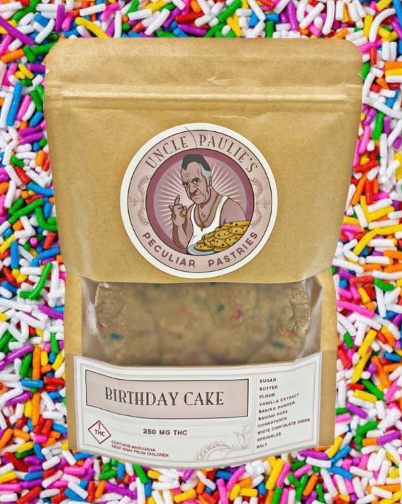 Baked Cookie- Birthday Cake – 250MG