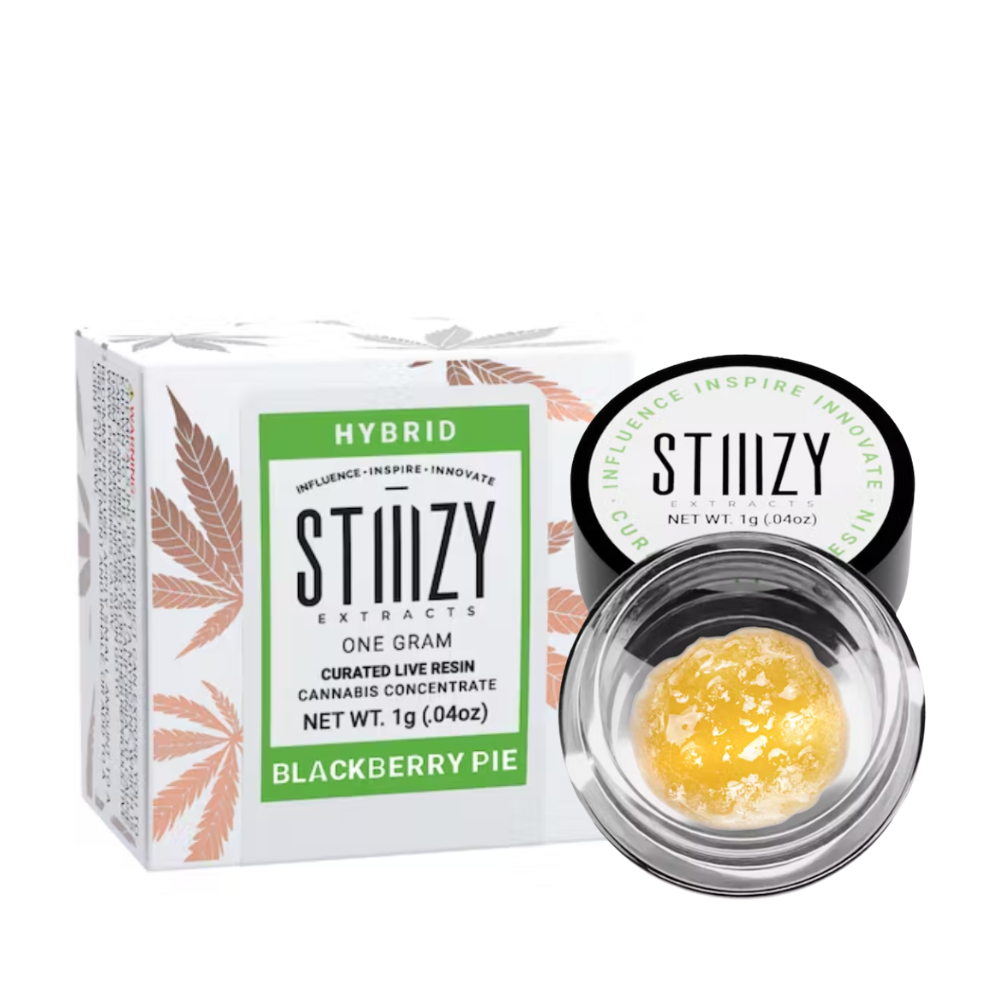 STIIIZY- CURATED LIVE RESIN CONCENTRATE- 1G- BLACKBERRY PIE