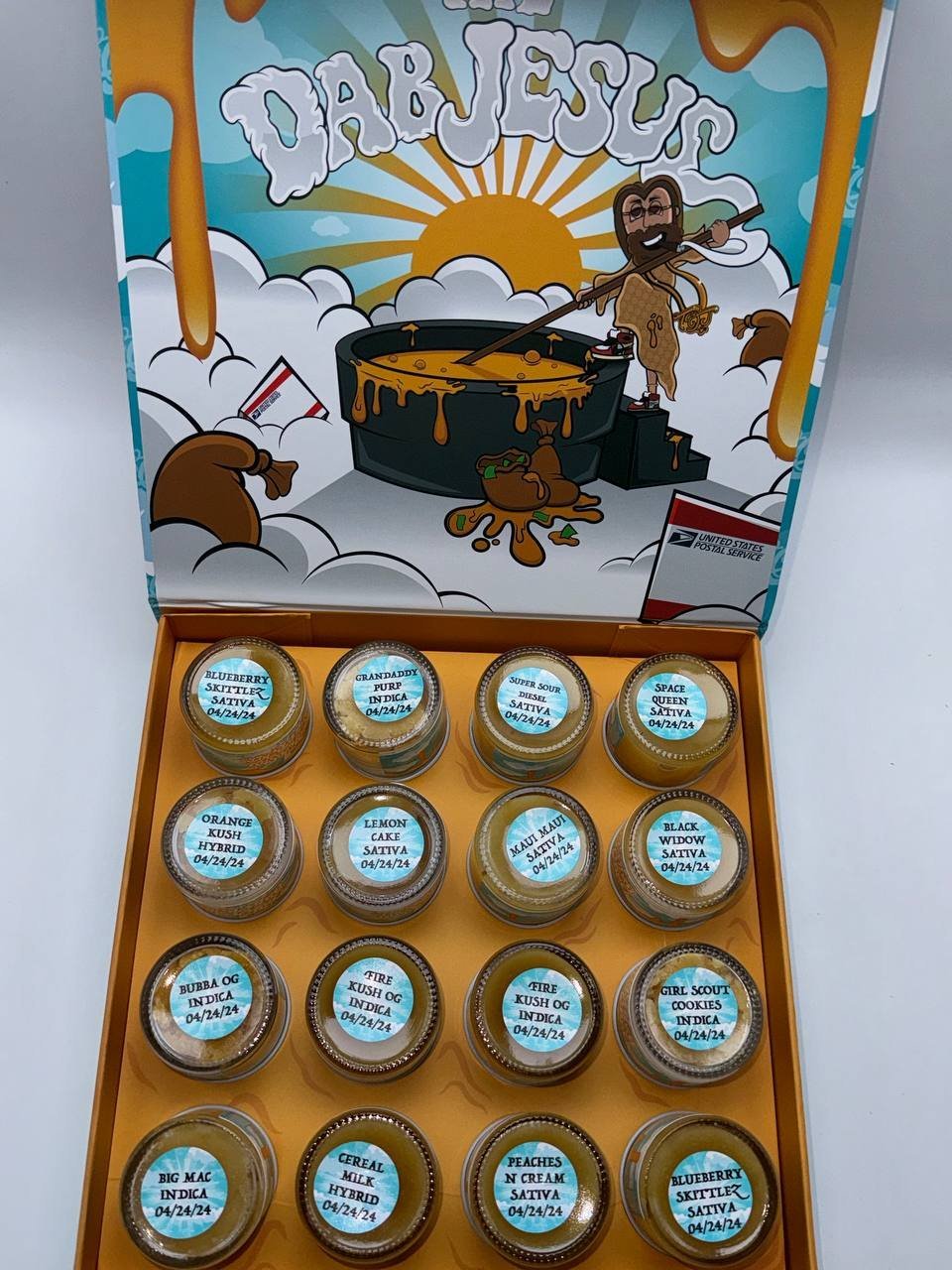Dab Jesus Wax Baller box 16 Ounce in 1box
