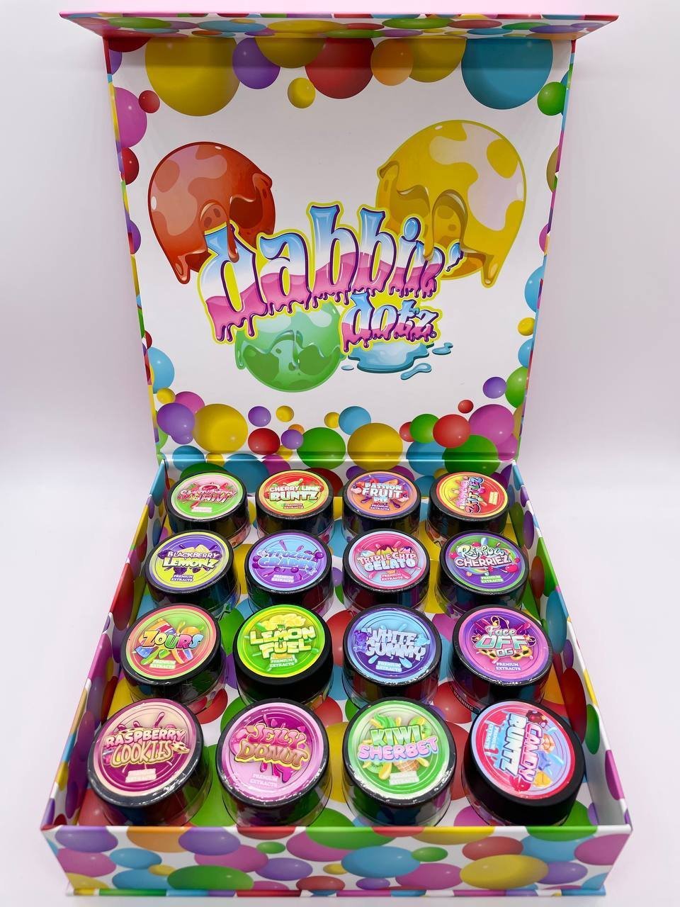 Dabbin Dotz Premium Extracts 16 oz box