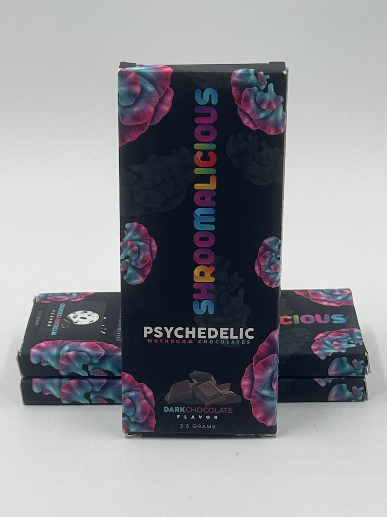 SHROOMALICIOUS PSYCHEDELIC MUSHROOM CHOCOLATE BAR 3.5G (Dark Chocolate) $35