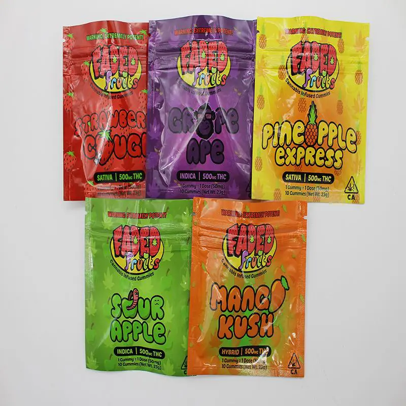 Faded Fruits Gummies 500mg (10 pieces x 50mg per pack)