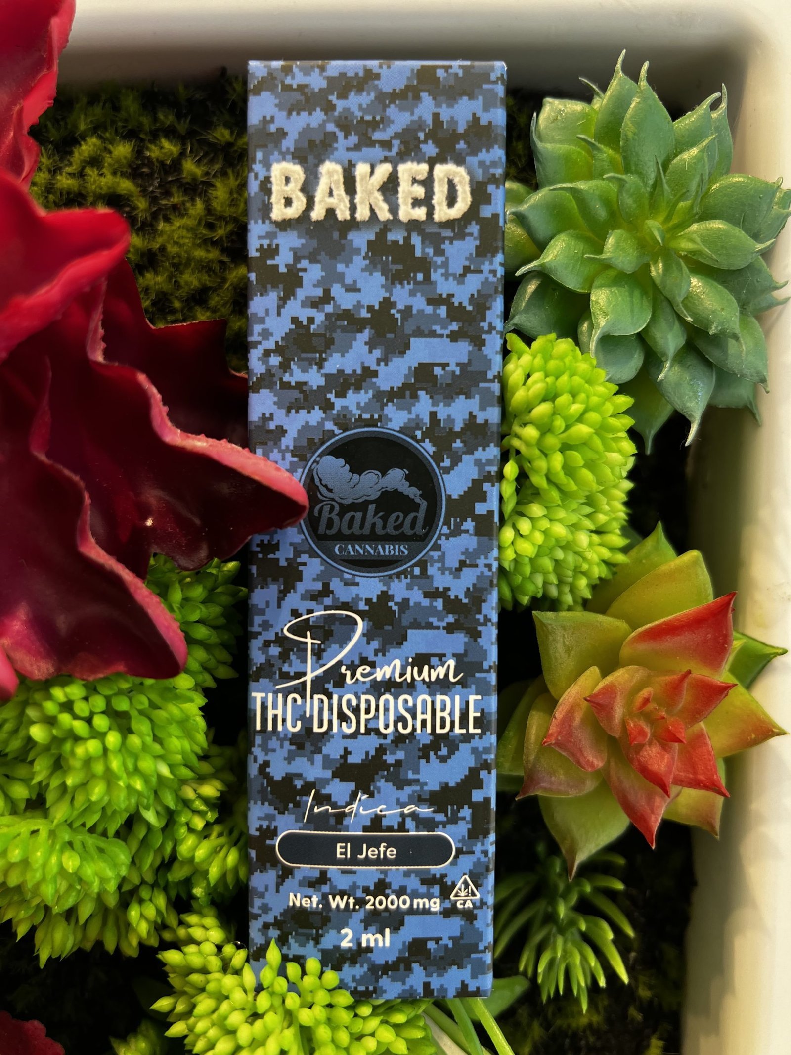 BAKED- Premium THC Oil 2g Disposable- EL JEFE