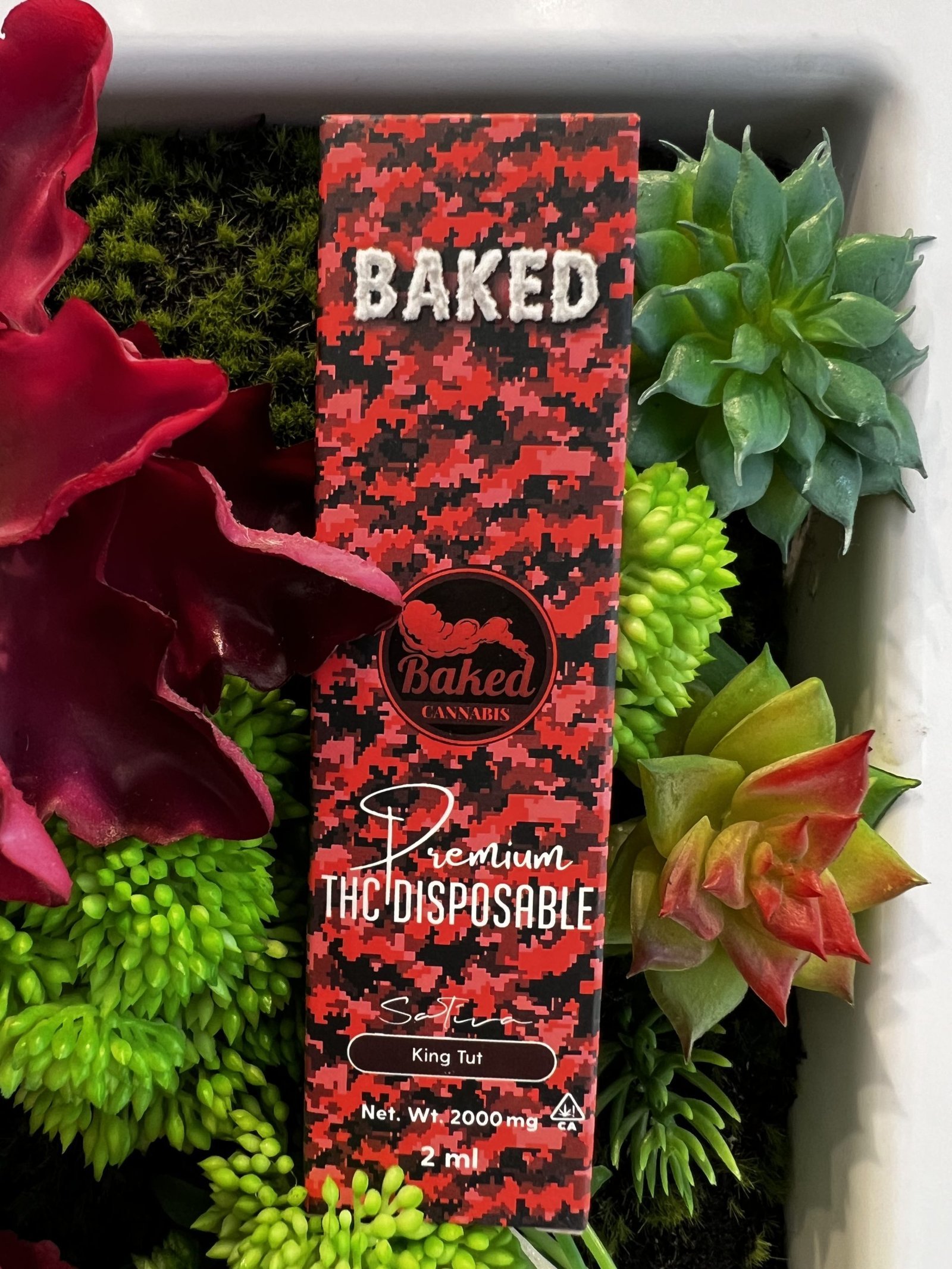 BAKED- Premium THC Oil 2g Disposable- KING TUT