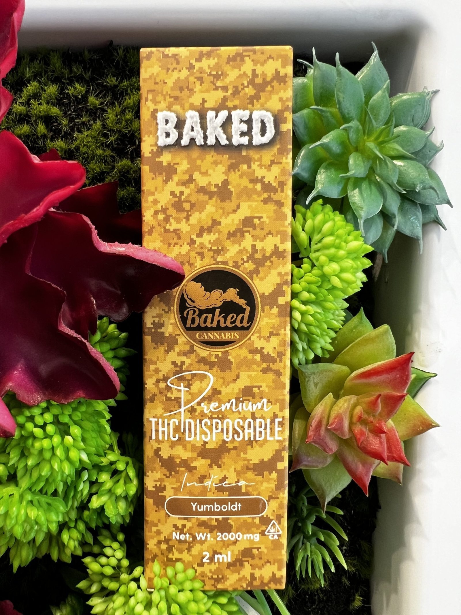 BAKED- Premium THC Oil 2g Disposable- YUMBOLDT