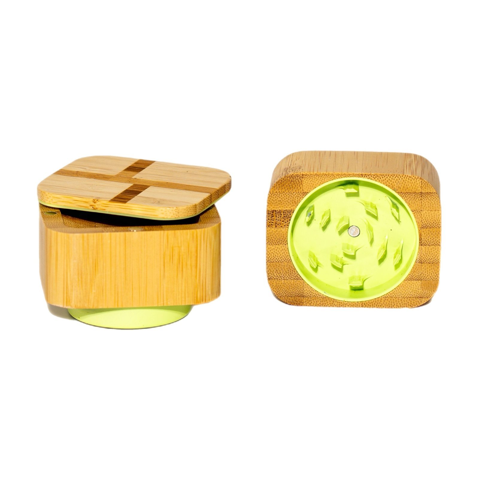 Stashlogix I-70 Bamboo Herb Grinder