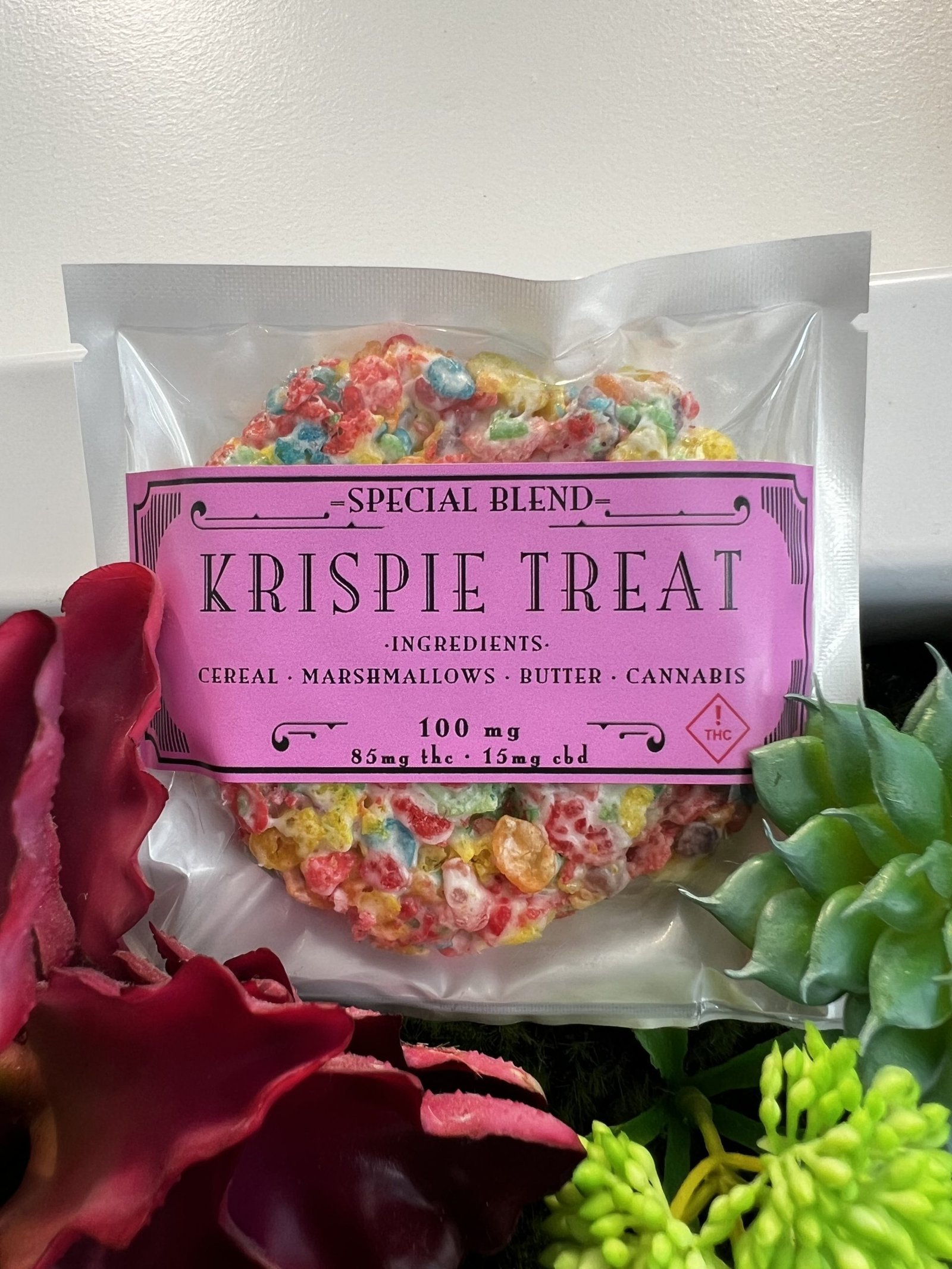 Uncle Paulies- Krispie Treat- 100mg- Fruity Pebble
