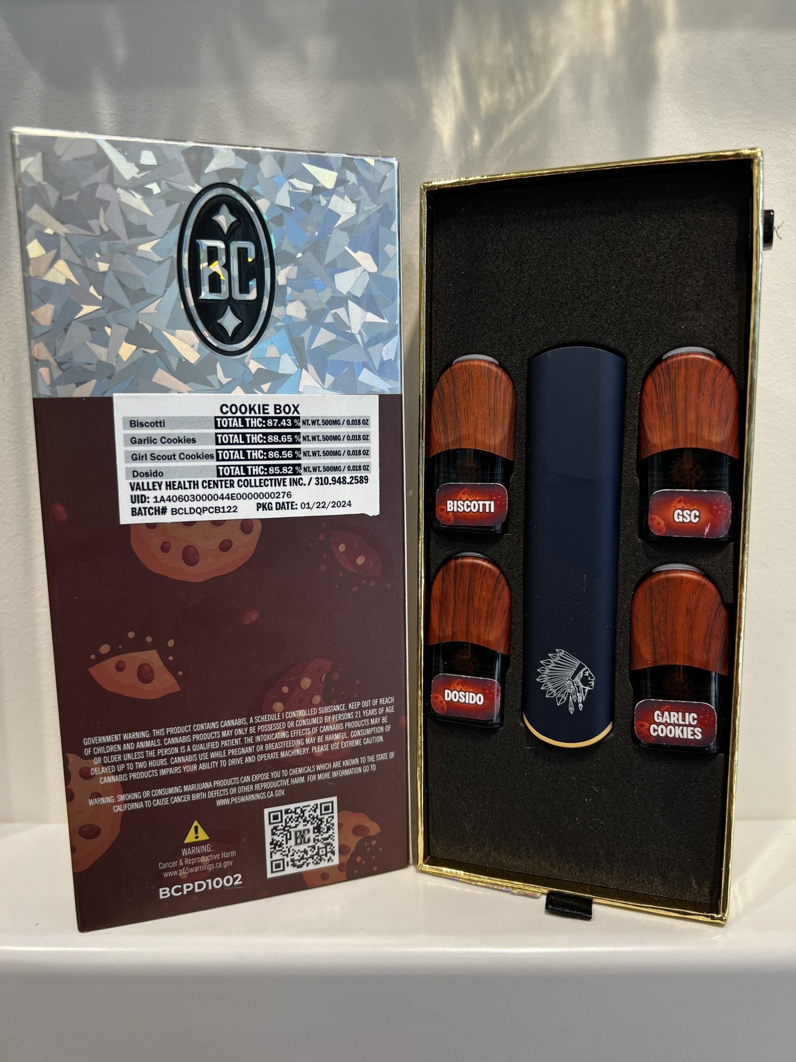 BIG CHIEF- On The Go QUAD POD- Liquid Diamonds Limited Edition- COOKIE BOX