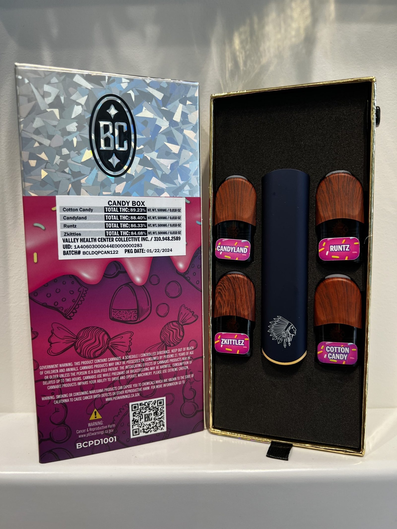 BIG CHIEF- On The Go QUAD POD- Liquid Diamonds Limited Edition- CANDY BOX