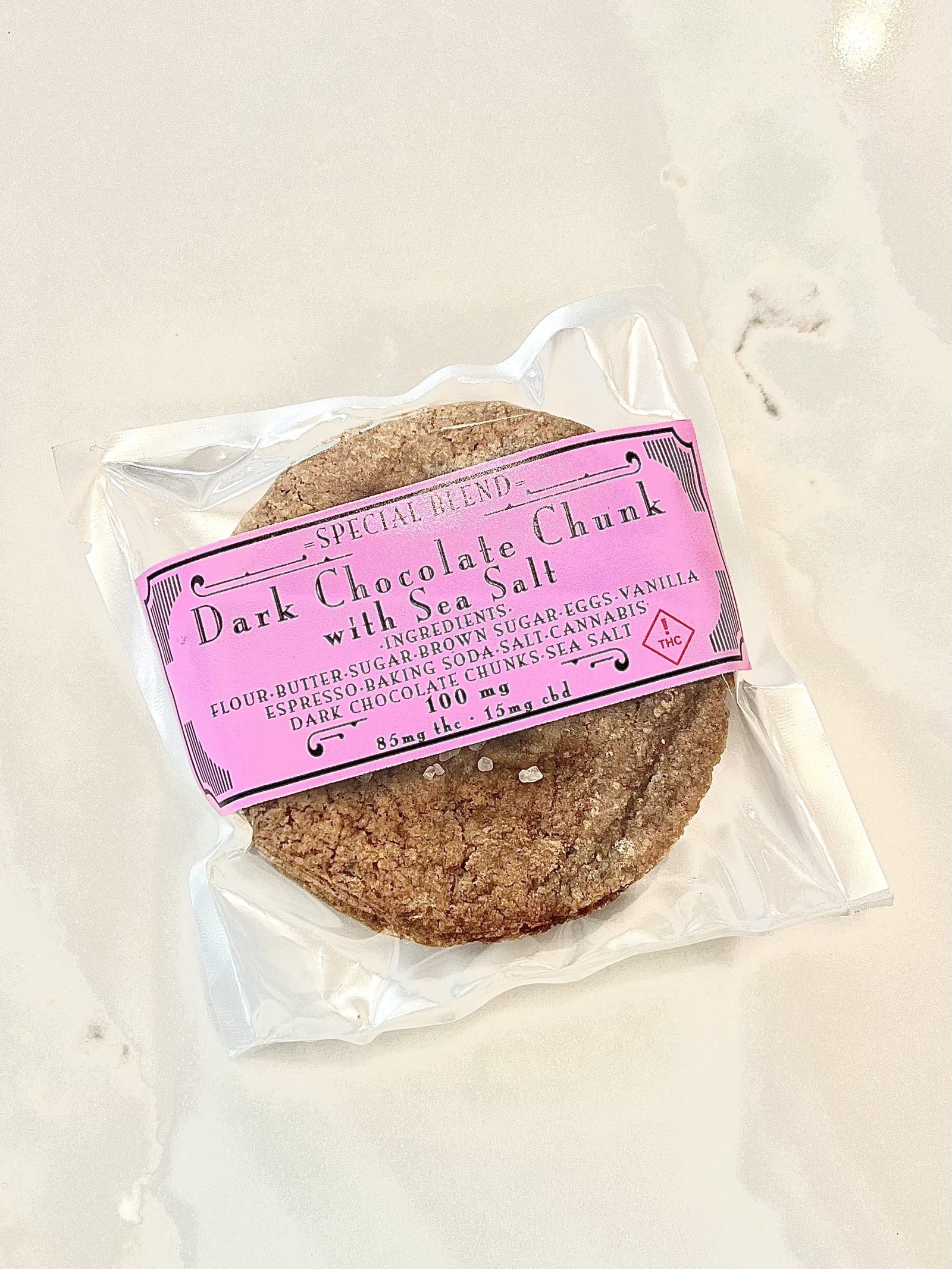Uncle Paulie’s- Special Blend- Dark Chocolate Chunk w/ Sea Salt- 100MG