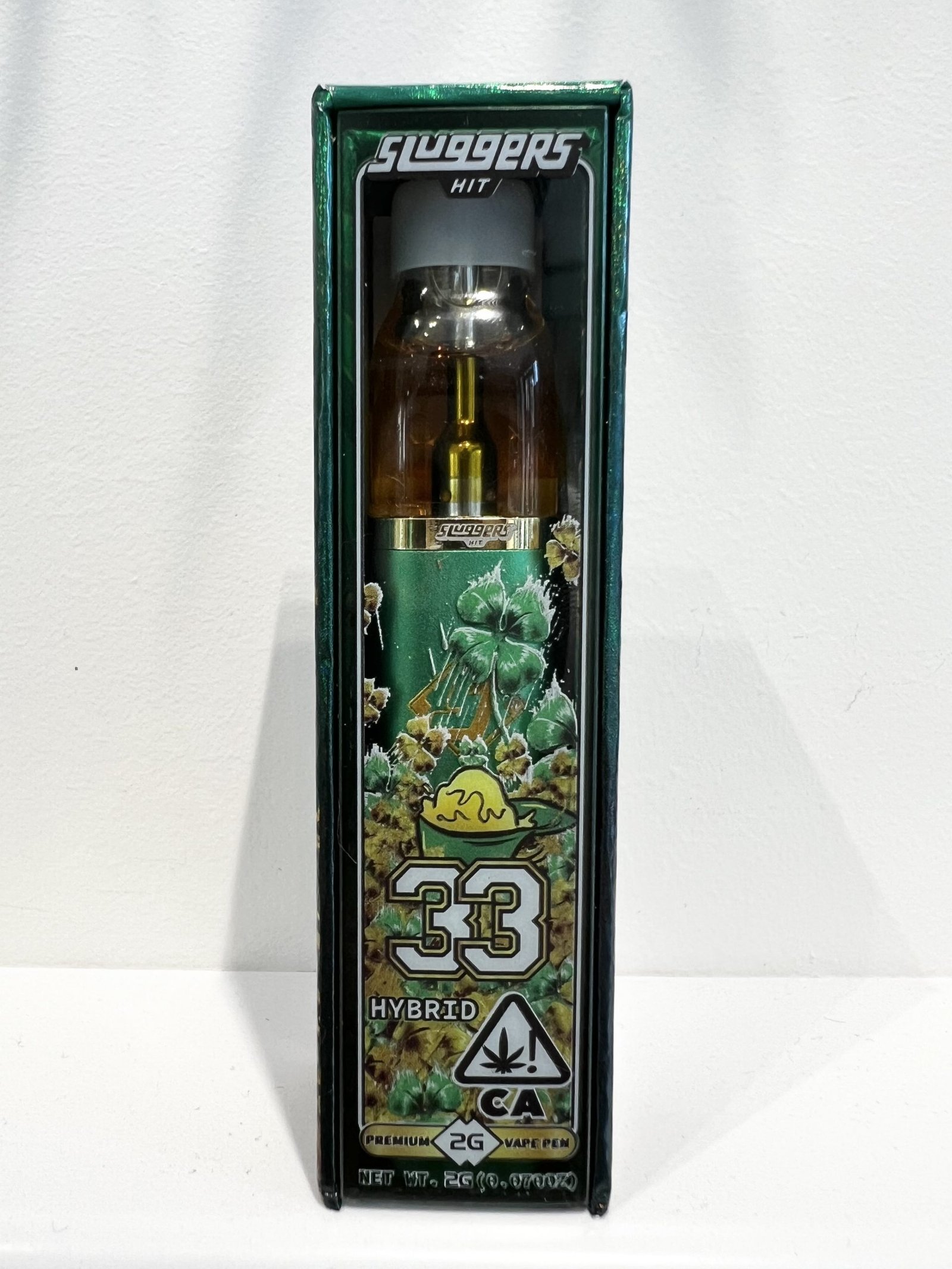 SLUGGERS- PREMIUM CANNABIS- VAPE PEN 2G- 33