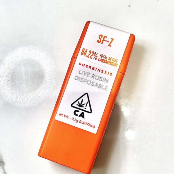 SHERBINSKIS- LIVE ROSIN DISPOSABLE 0.5G- SF-Z