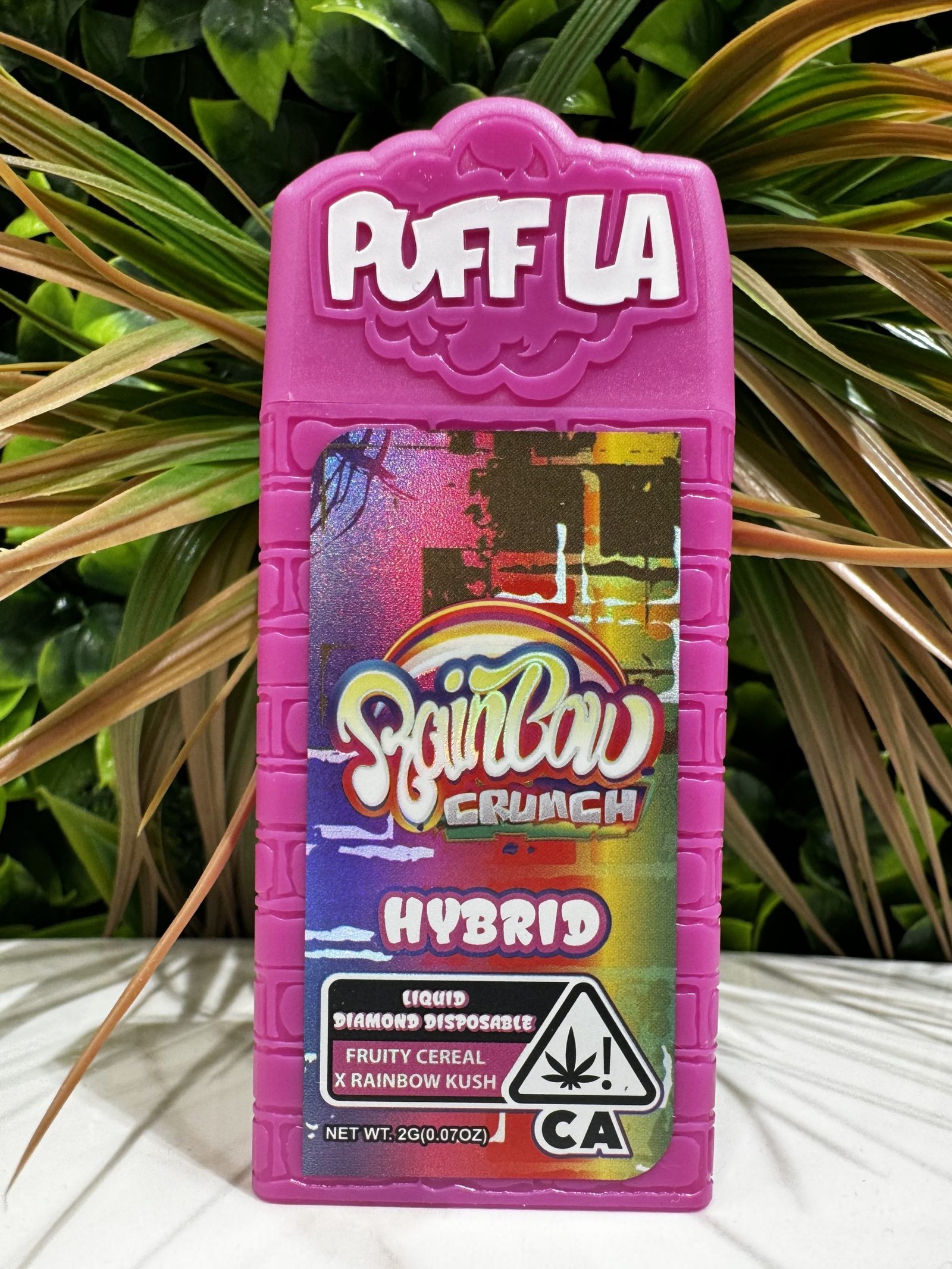 PUFF LA- 2g Disposable- Liquid Diamond- RAINBOW CRUNCH