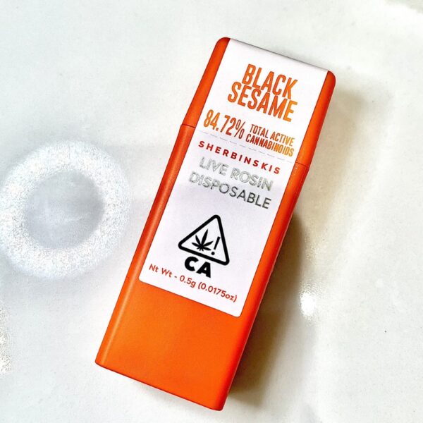 SHERBINSKIS- LIVE ROSIN DISPOSABLE 0.5G- BLACK SESAME