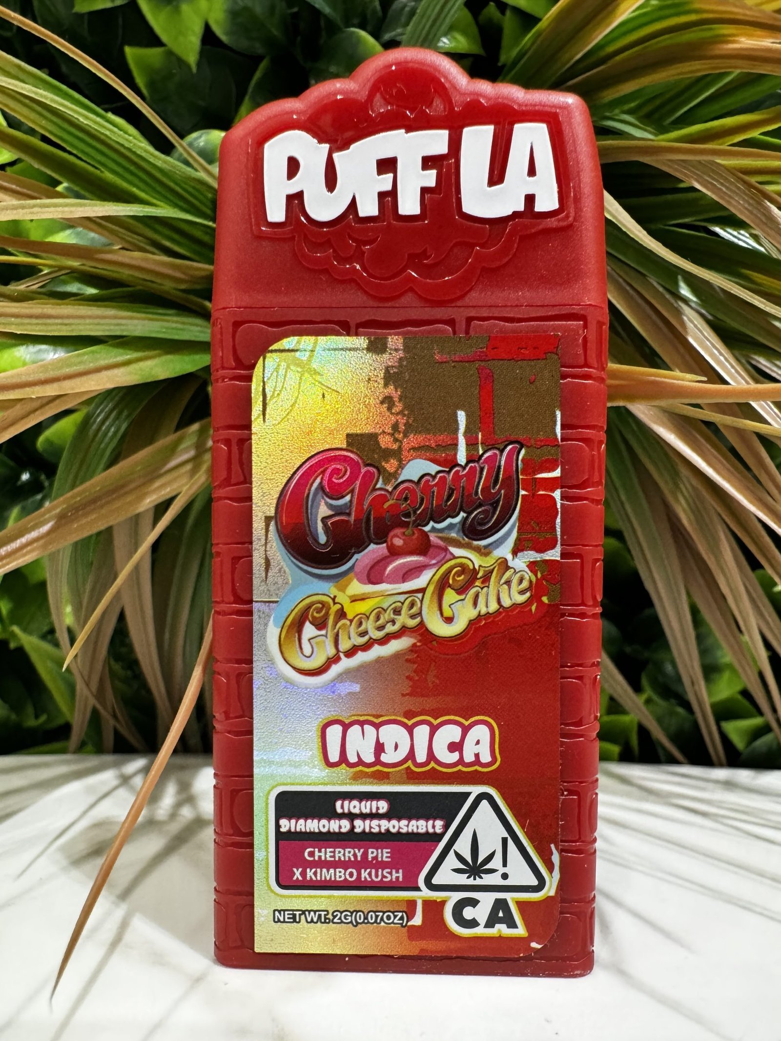 PUFF LA- 2g Disposable- Liquid Diamond- CHERRY CHEESECAKE