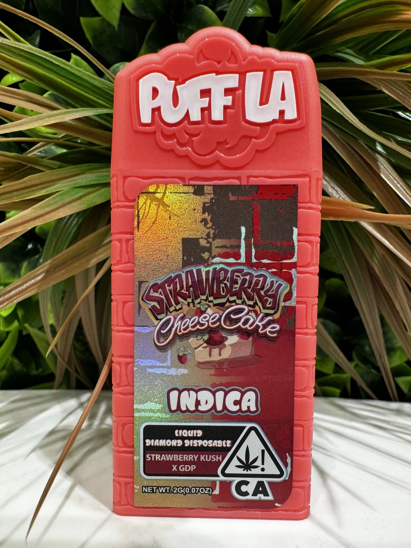PUFF LA- 2g Disposable- Liquid Diamond- STRAWBERRY CHEESECAKE