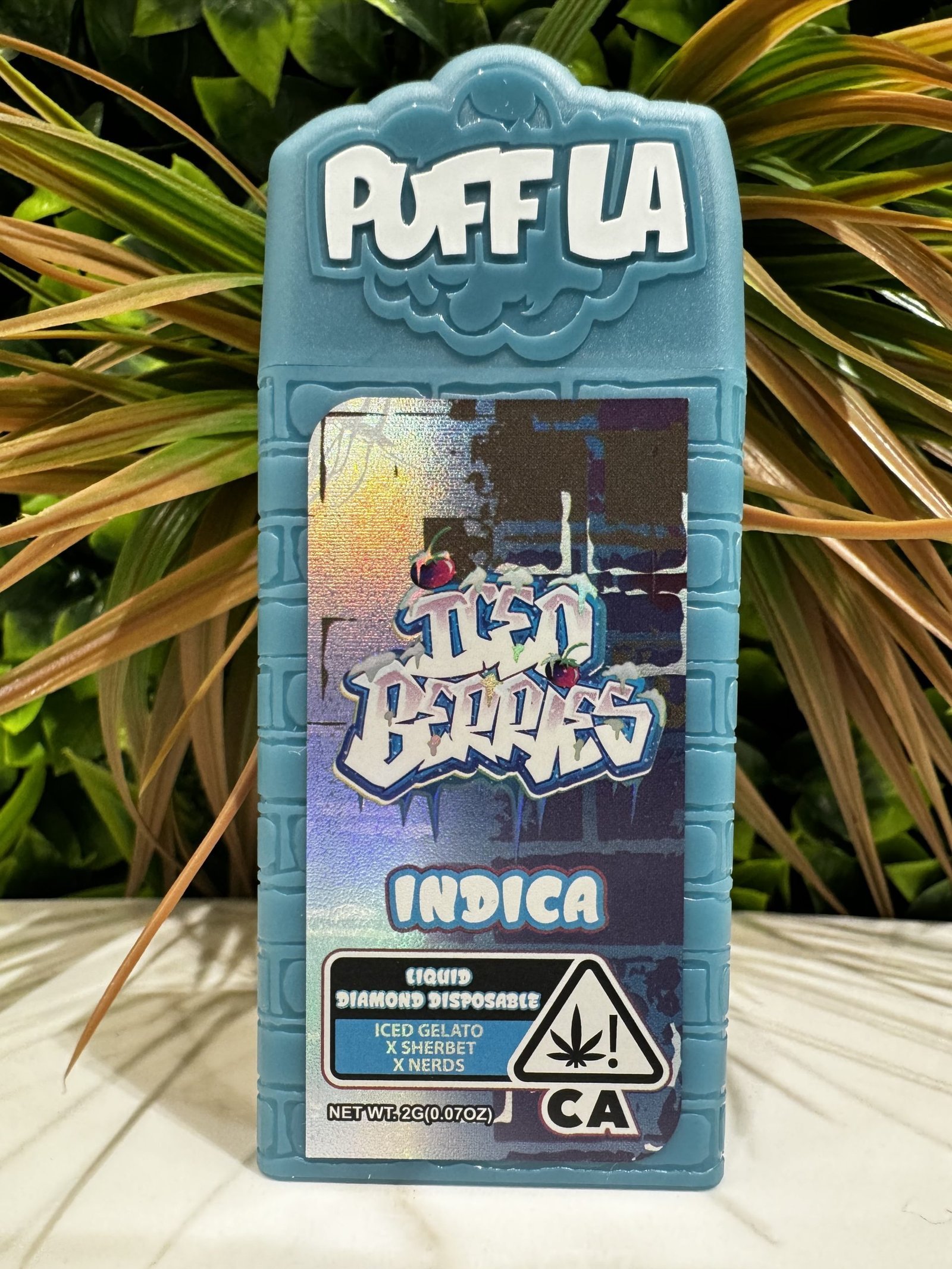 PUFF LA- 2g Disposable- Liquid Diamond- ICED BERRIES