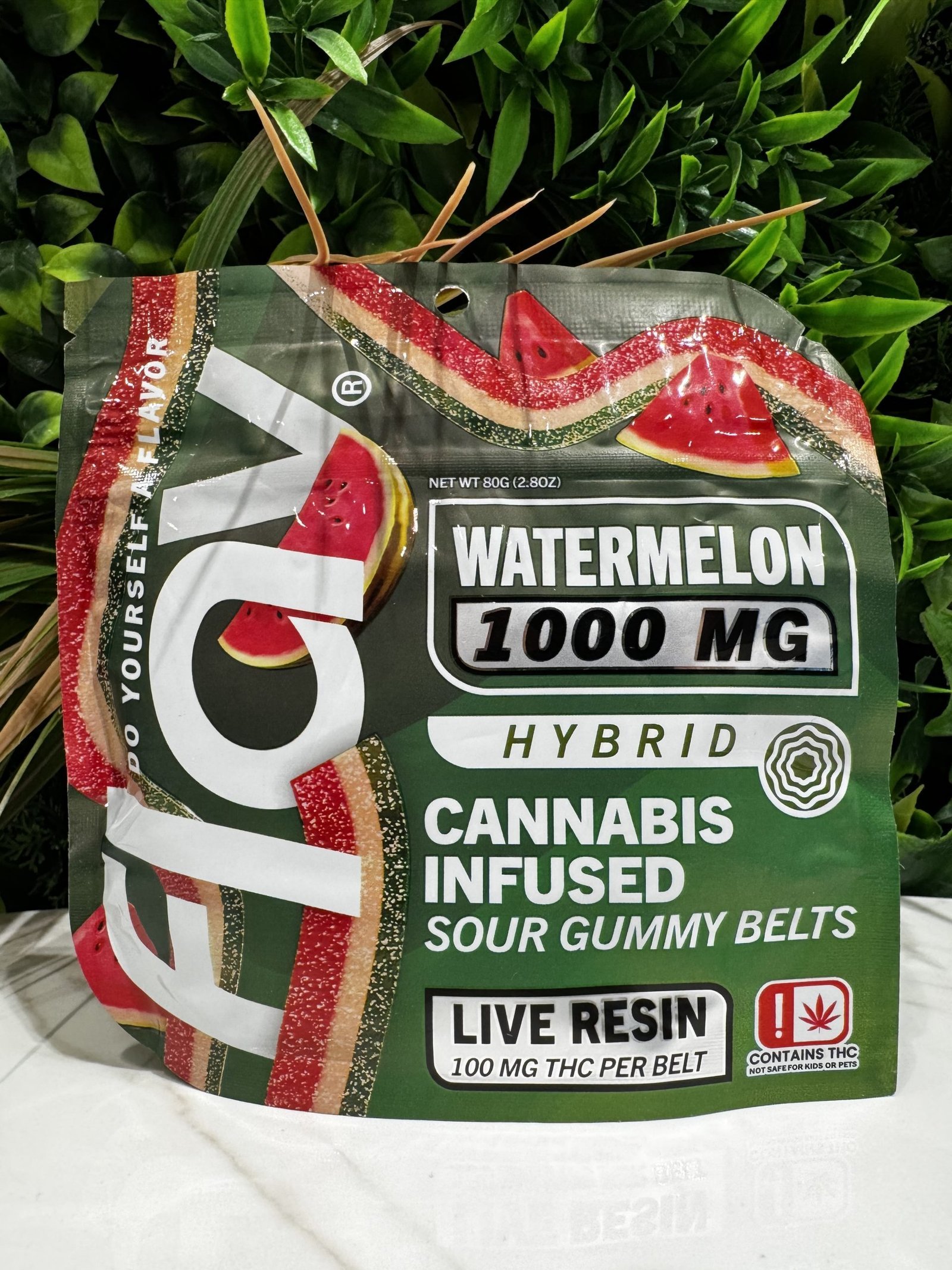 FLAV BELTS- 1000 MG- HYRBID- WATERMELON