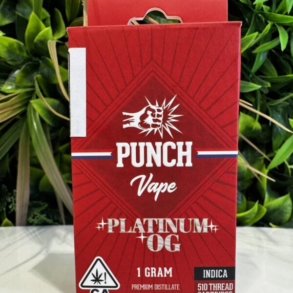 PUNCH Vape- 1G CARTRIDGE- PLATINUM OG