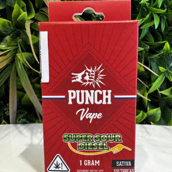 PUNCH Vape- 1G CARTRIDGE- SUPER SOUR DIESEL