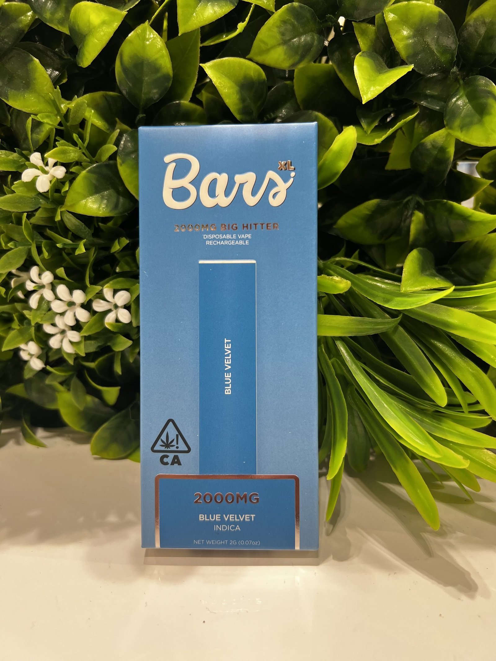 BARS- DISPOSABLE VAPE 2G- BLUE VELVET