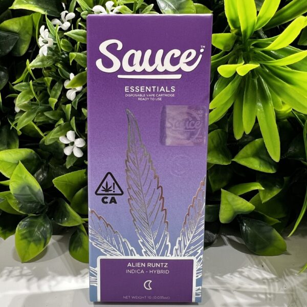 Sauce- Disposable 1g vape- Live Resin- Alien Runtz
