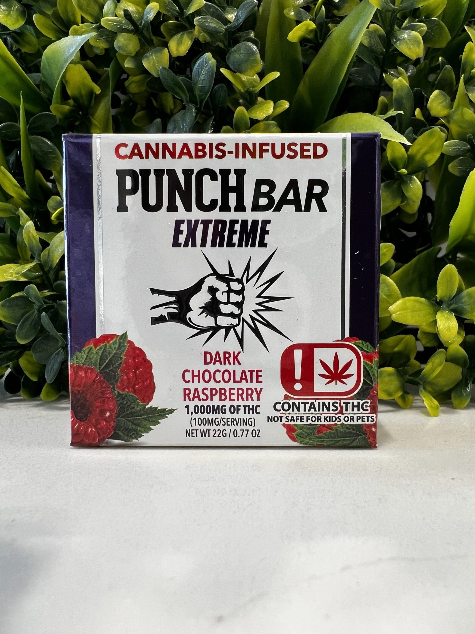 PUNCH BAR EXTREME- 1000MG- DARK CHOCOLATE RASPBERRY