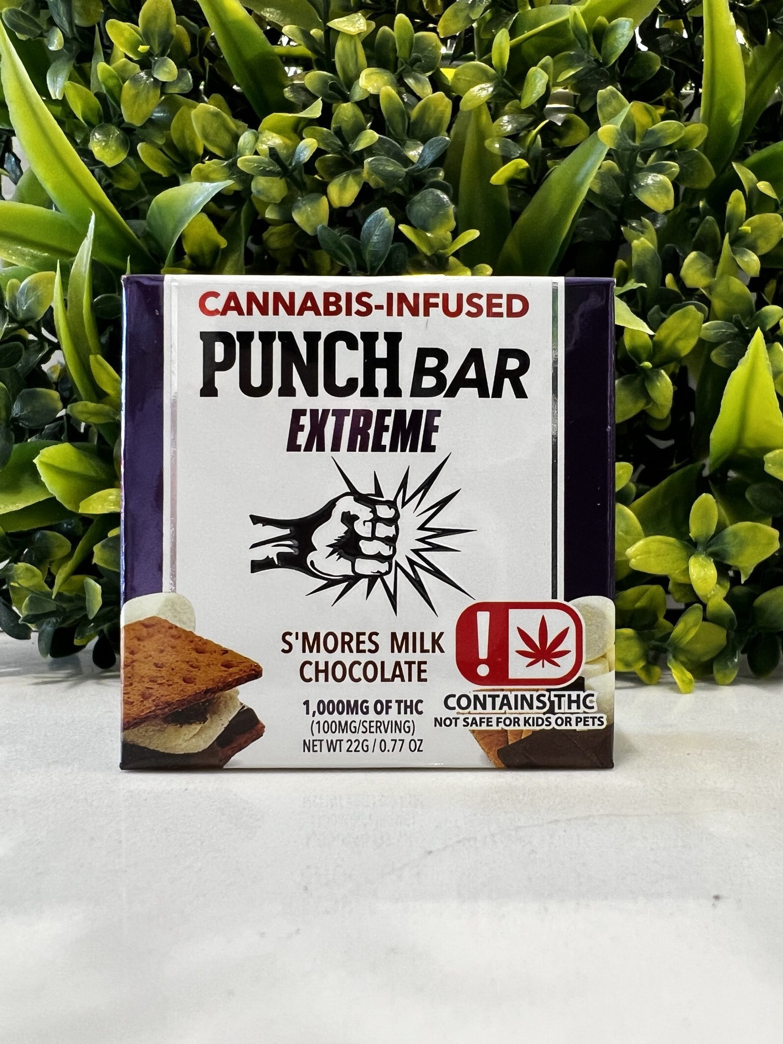 PUNCH BAR EXTREME- 1000MG- SMORES MILK CHOCOLATE