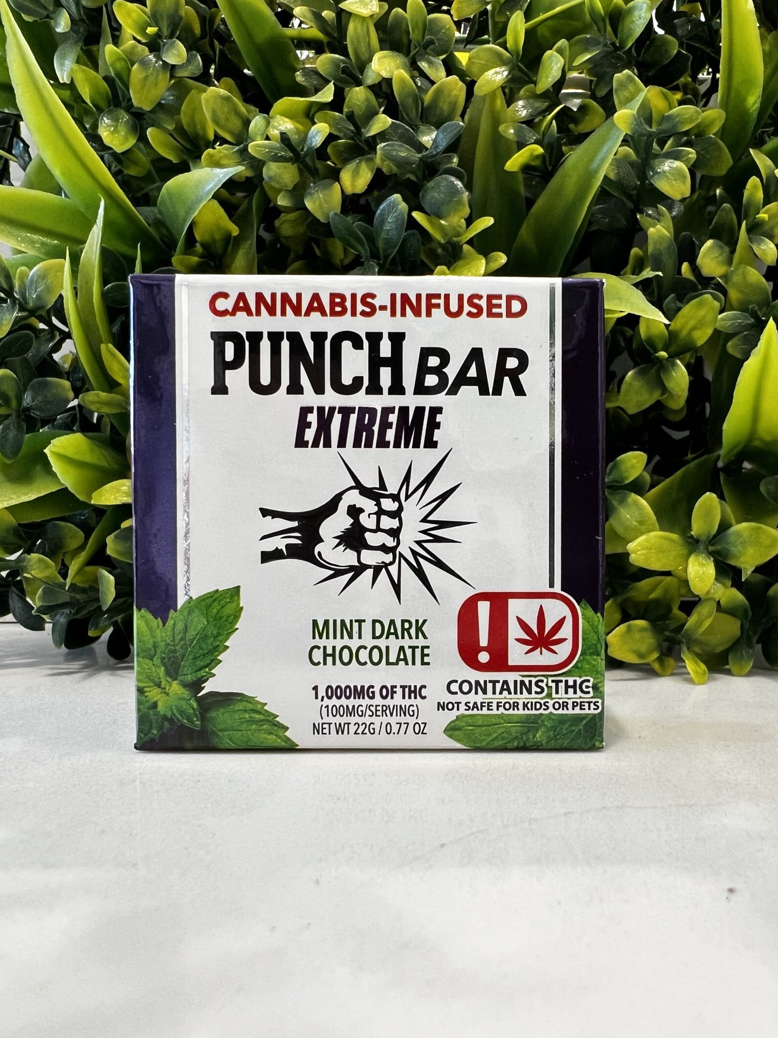 PUNCH BAR EXTREME- 1000MG- MINT DARK CHOCOLATE