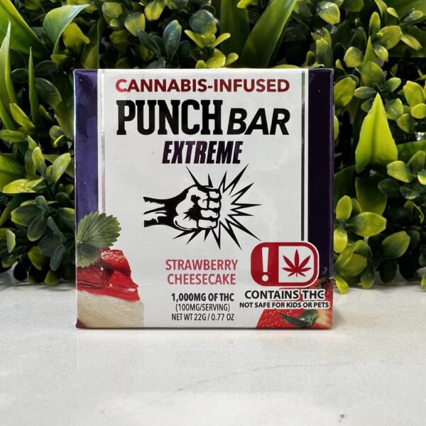 PUNCH BAR EXTREME- 1000MG- STRAWBERRY CHEESECAKE